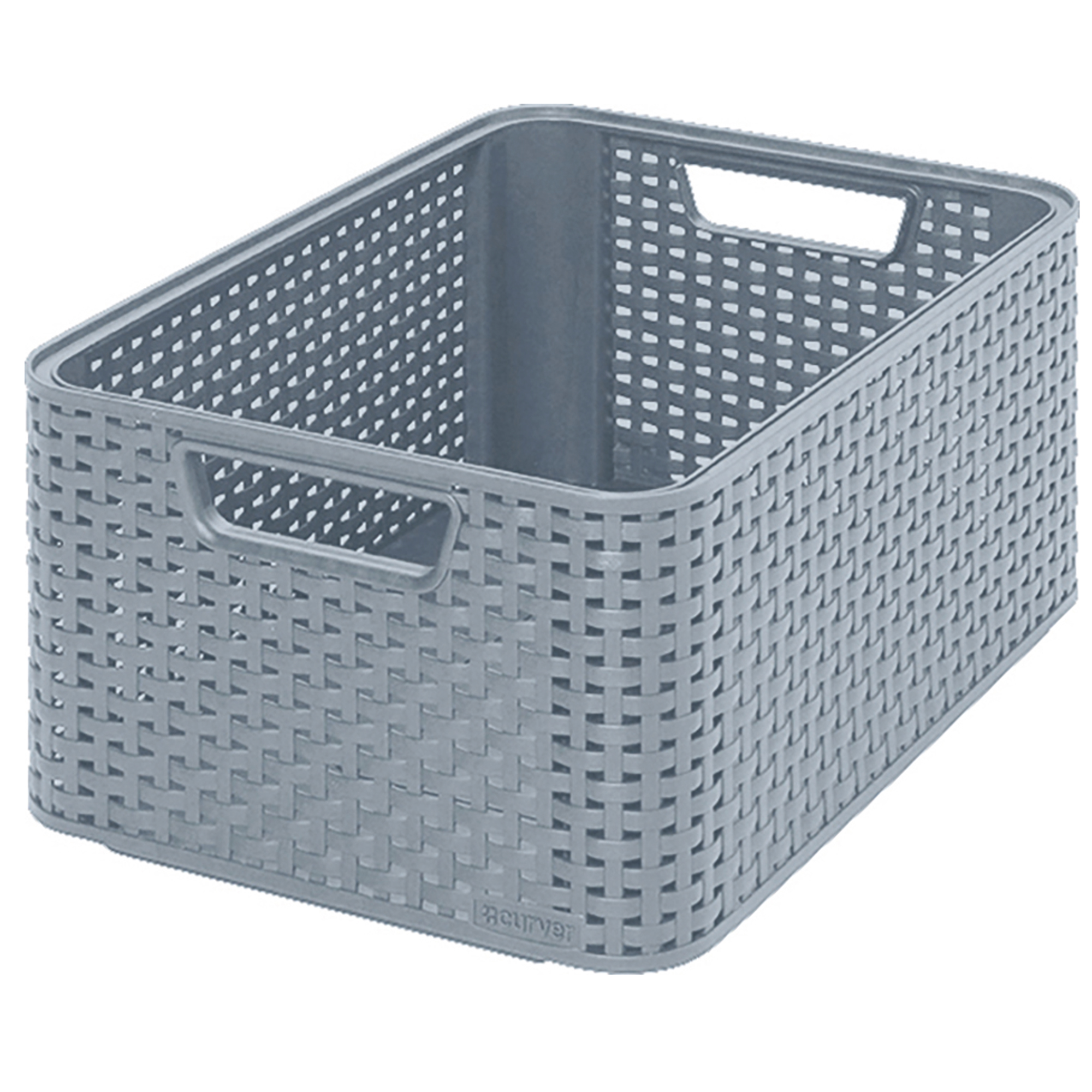 Regalbox Aufbewahrungskorb Kunststoff Korb Regalkorb Ordnungsbox Rattan S M  L | eBay