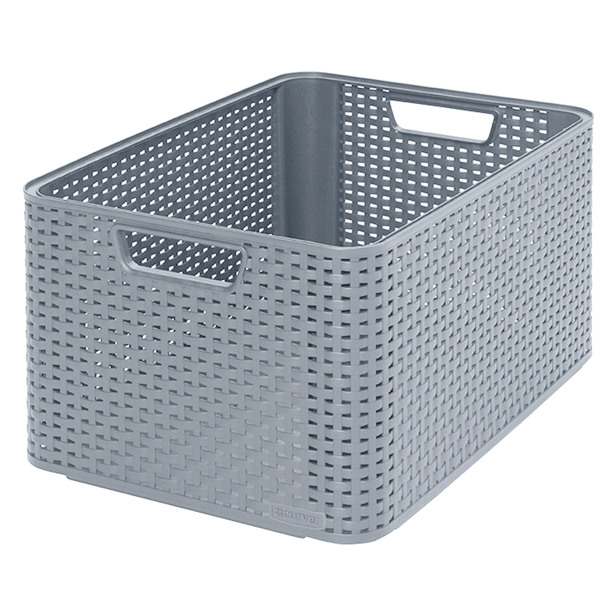 Regalbox Aufbewahrungskorb Kunststoff Korb Regalkorb Ordnungsbox Rattan S M L