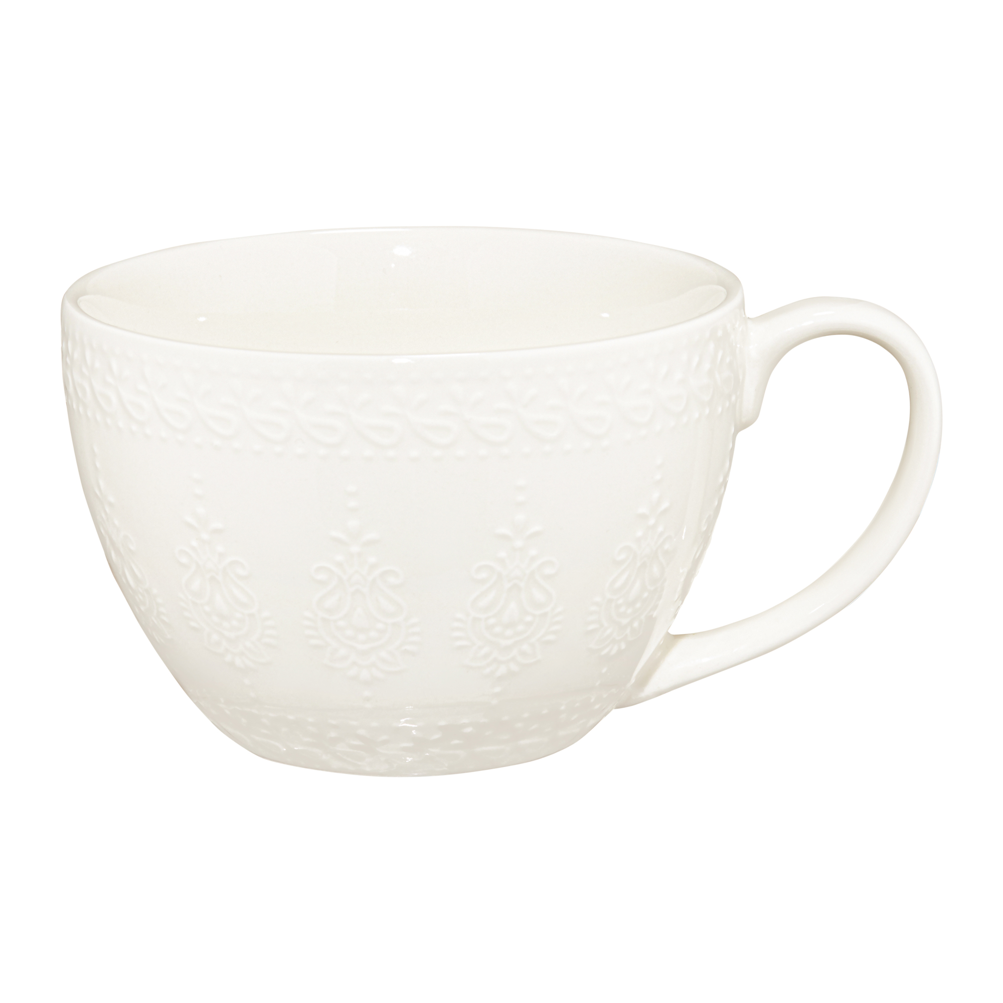 Jumbotasse Jumbo Tasse Suppentasse Becher Porzellan Kaffeebecher groß 450 ml
