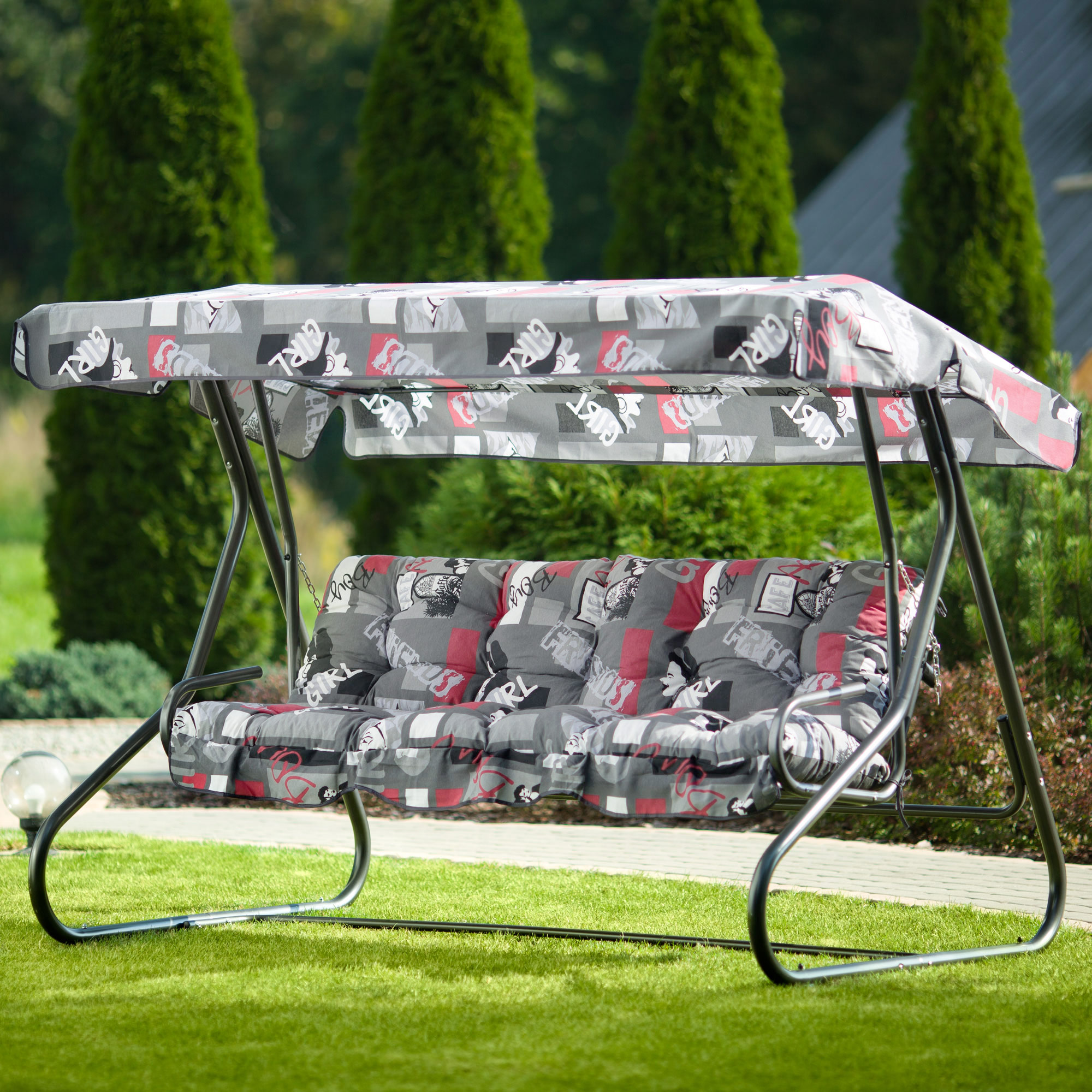 Hollywoodschaukel Gartenschaukel Gartenmöbel 3Sitzer Auflagen