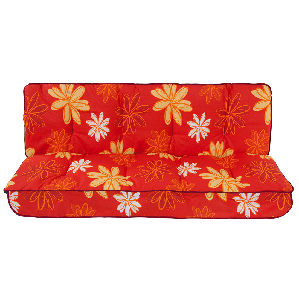 Auflagen Set Hollywoodschaukel Bänke Rückenkissen Polsterauflage 150 cm - Bild 5 von 21